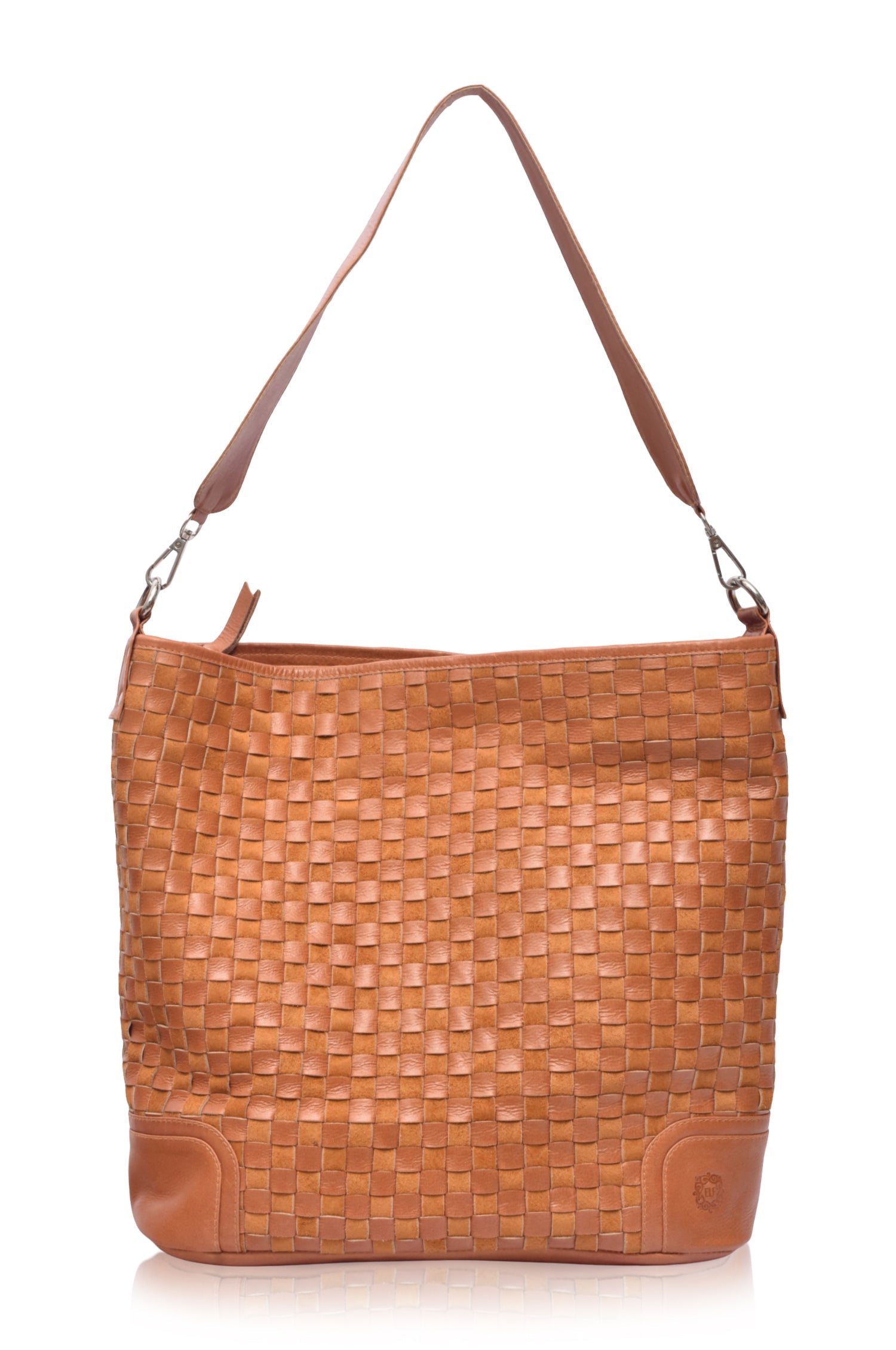 Soho Lane Woven Leather Shoulder Bag by Bali ELF