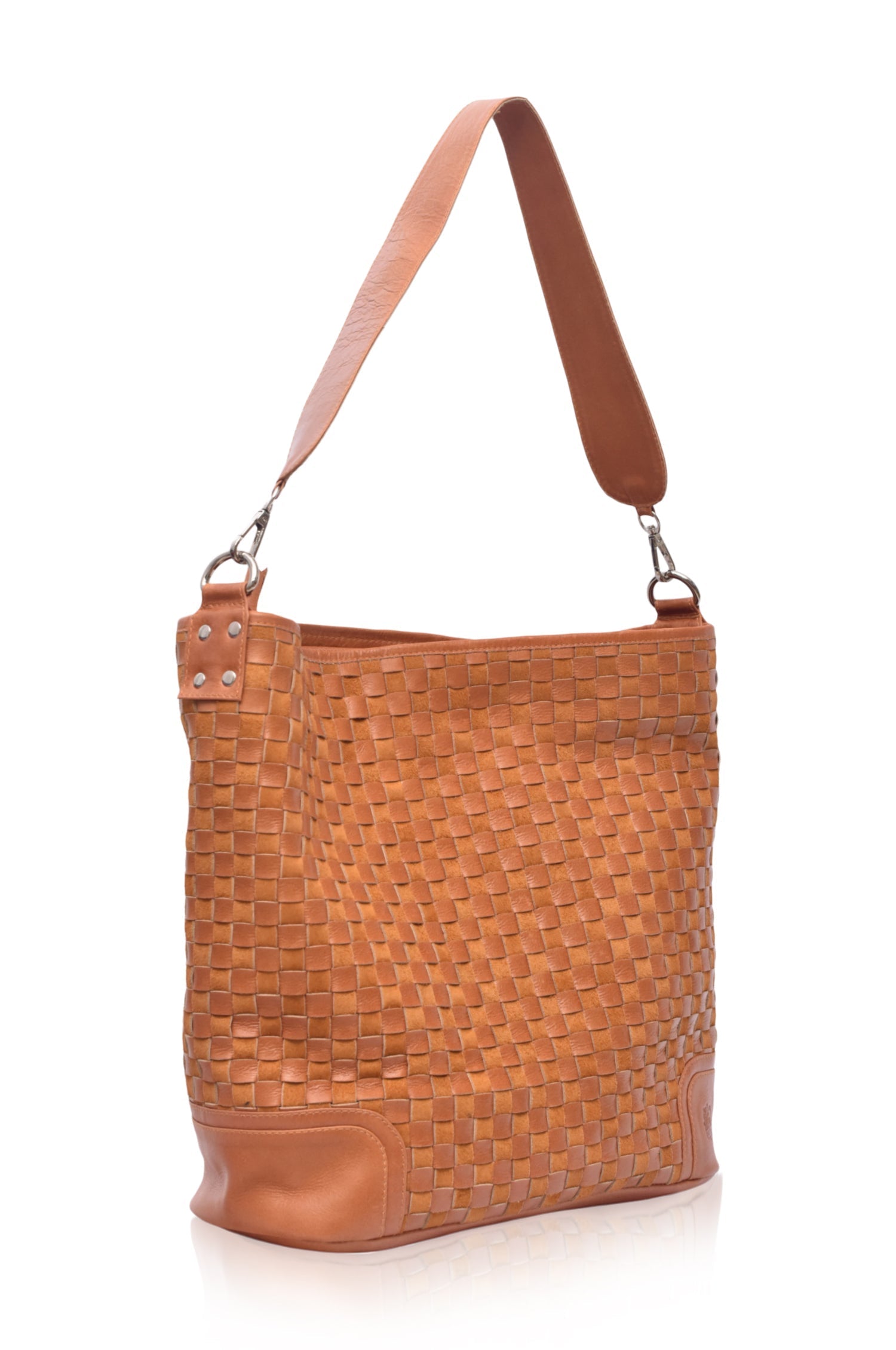 Soho Lane Woven Leather Shoulder Bag by Bali ELF