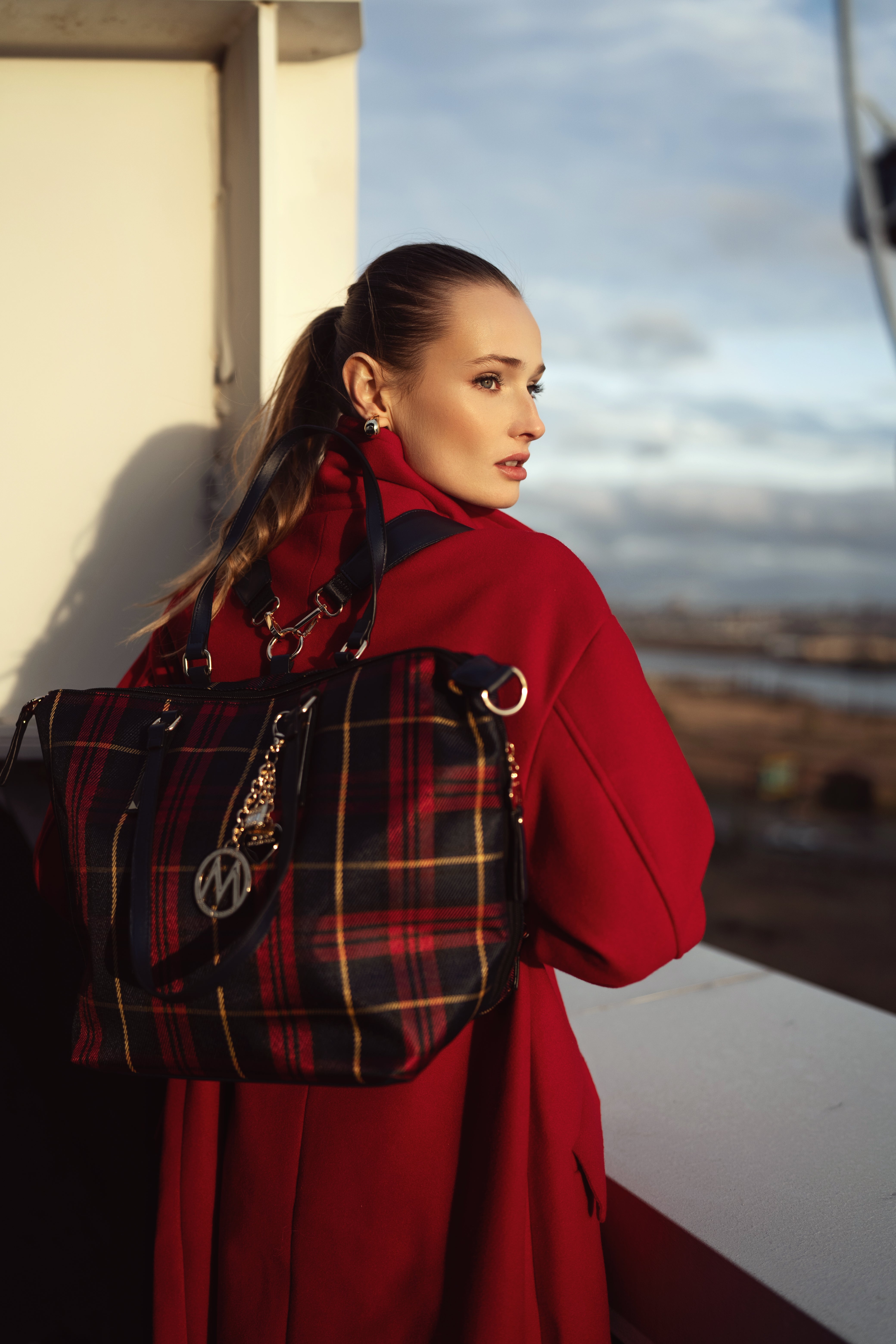 MKF Collection by Mia K. Women's Layla Convertible Weekender Nylon Shoulder Bag, Travel Bag by MKF Collection by Mia K.