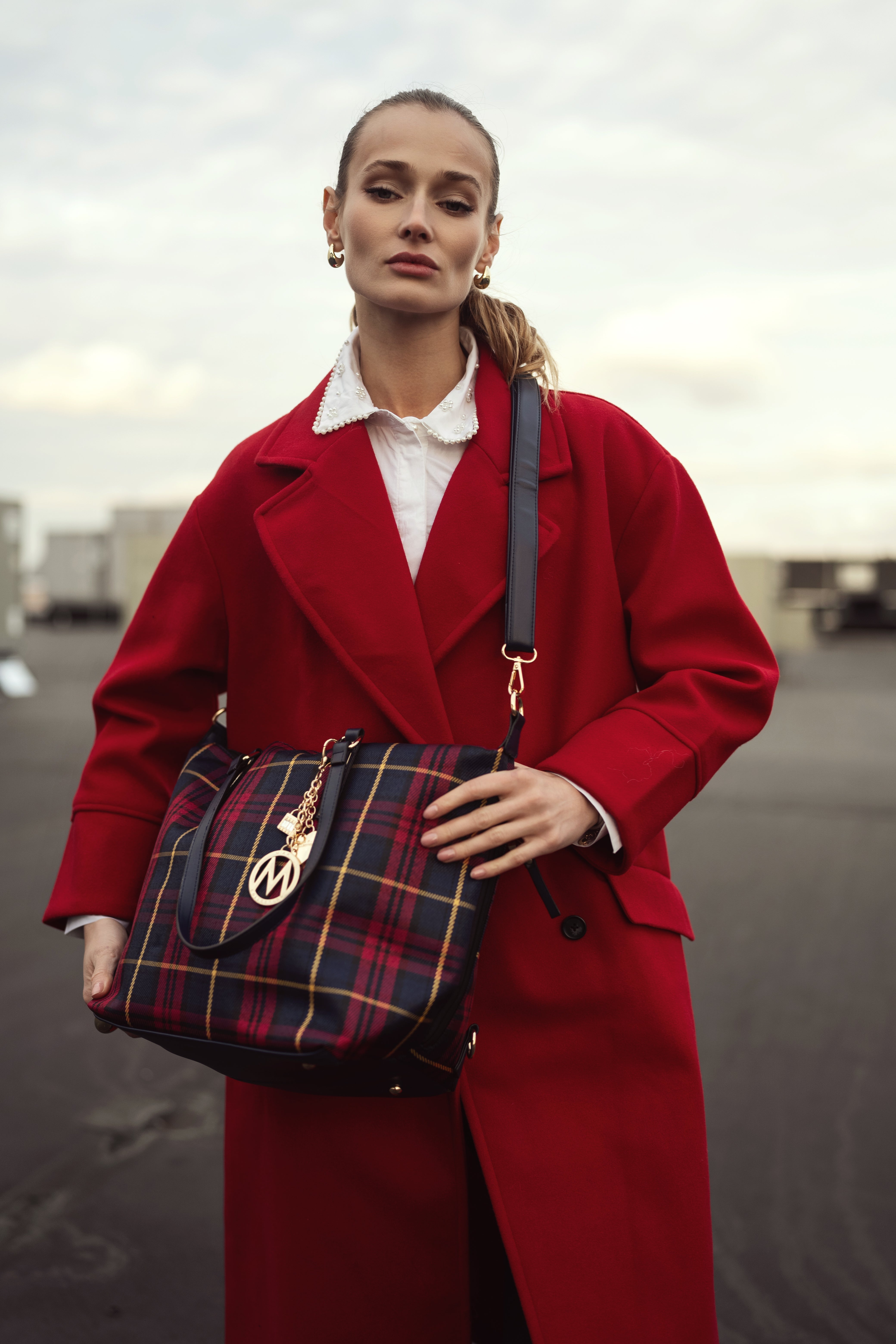 MKF Collection by Mia K. Women's Layla Convertible Weekender Nylon Shoulder Bag, Travel Bag by MKF Collection by Mia K.