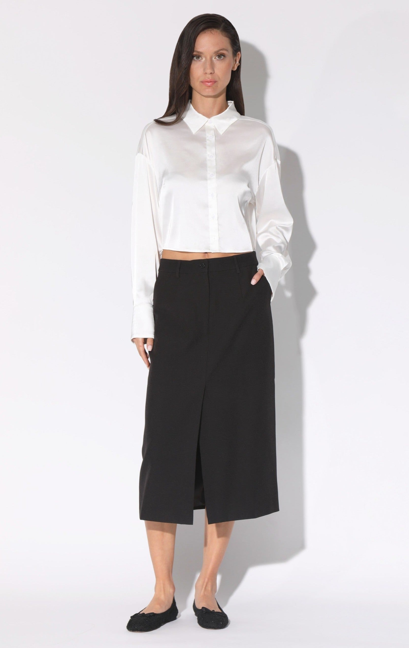 Justyce Skirt, Black by Walter Baker