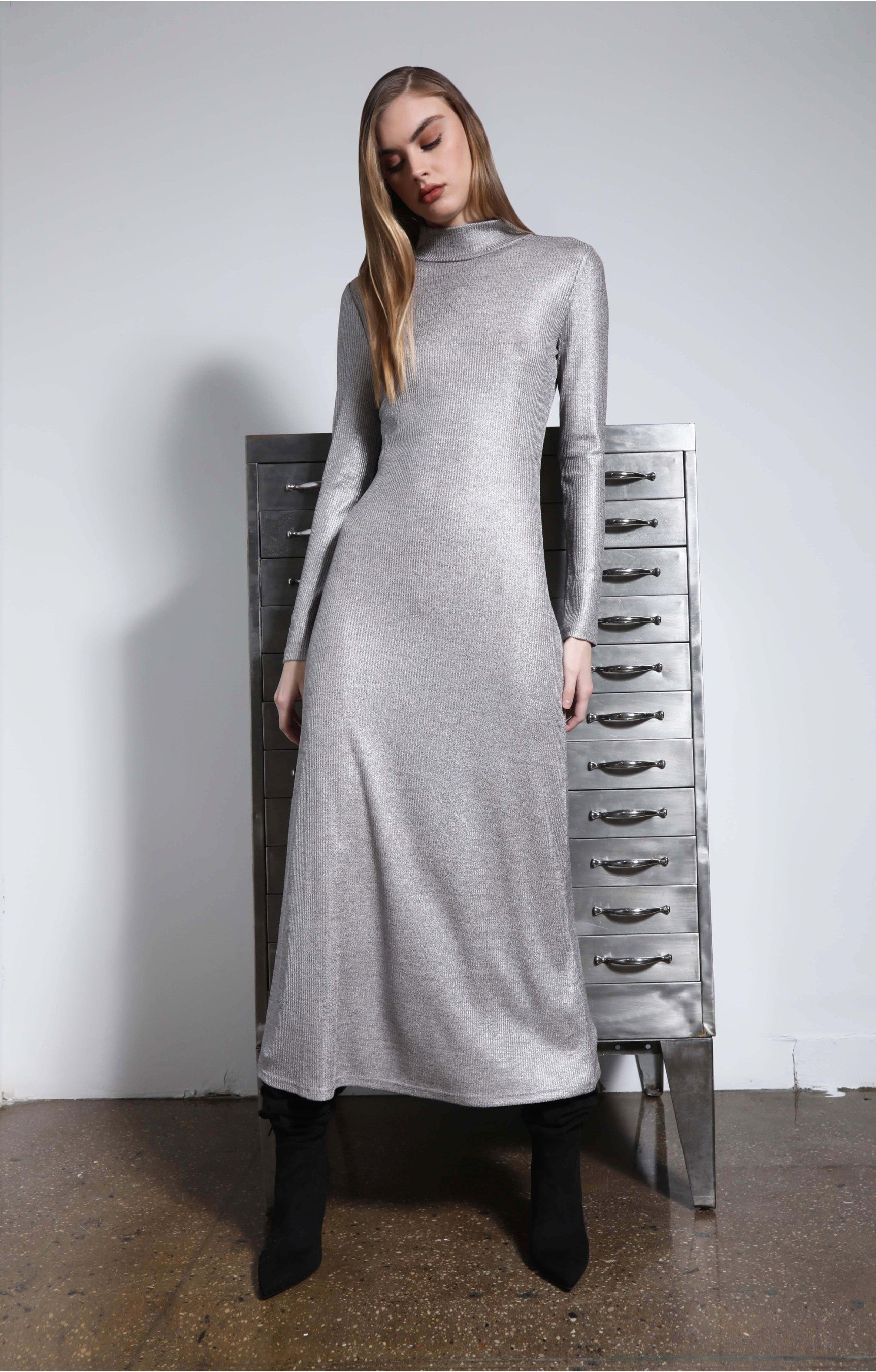 Ella Dress, Silver by Walter Baker