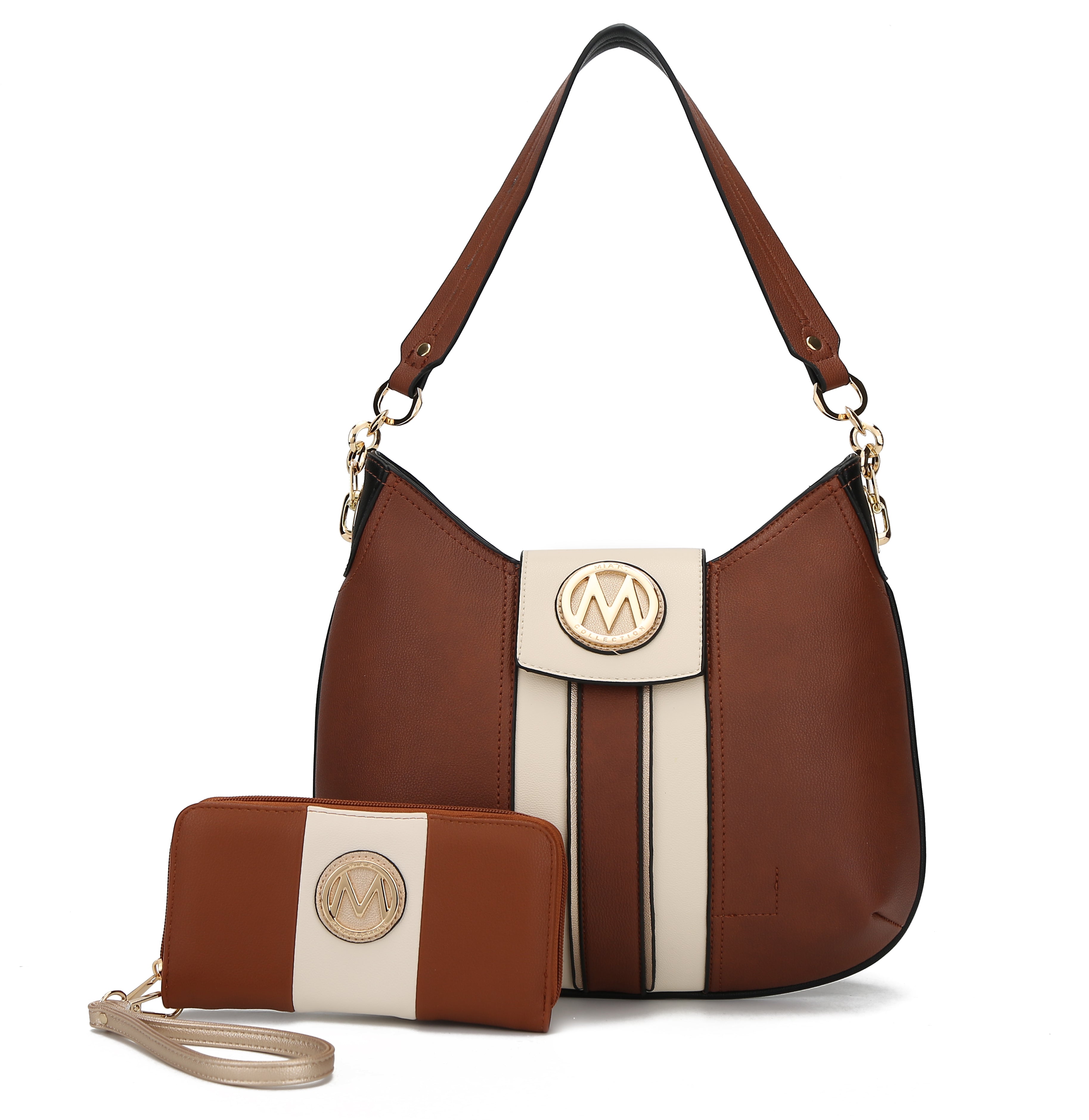 MKF Collection by Mia K. Women's Torri Hobo Bag and Set for Women Vegan Leather One size by MKF Collection by Mia K.