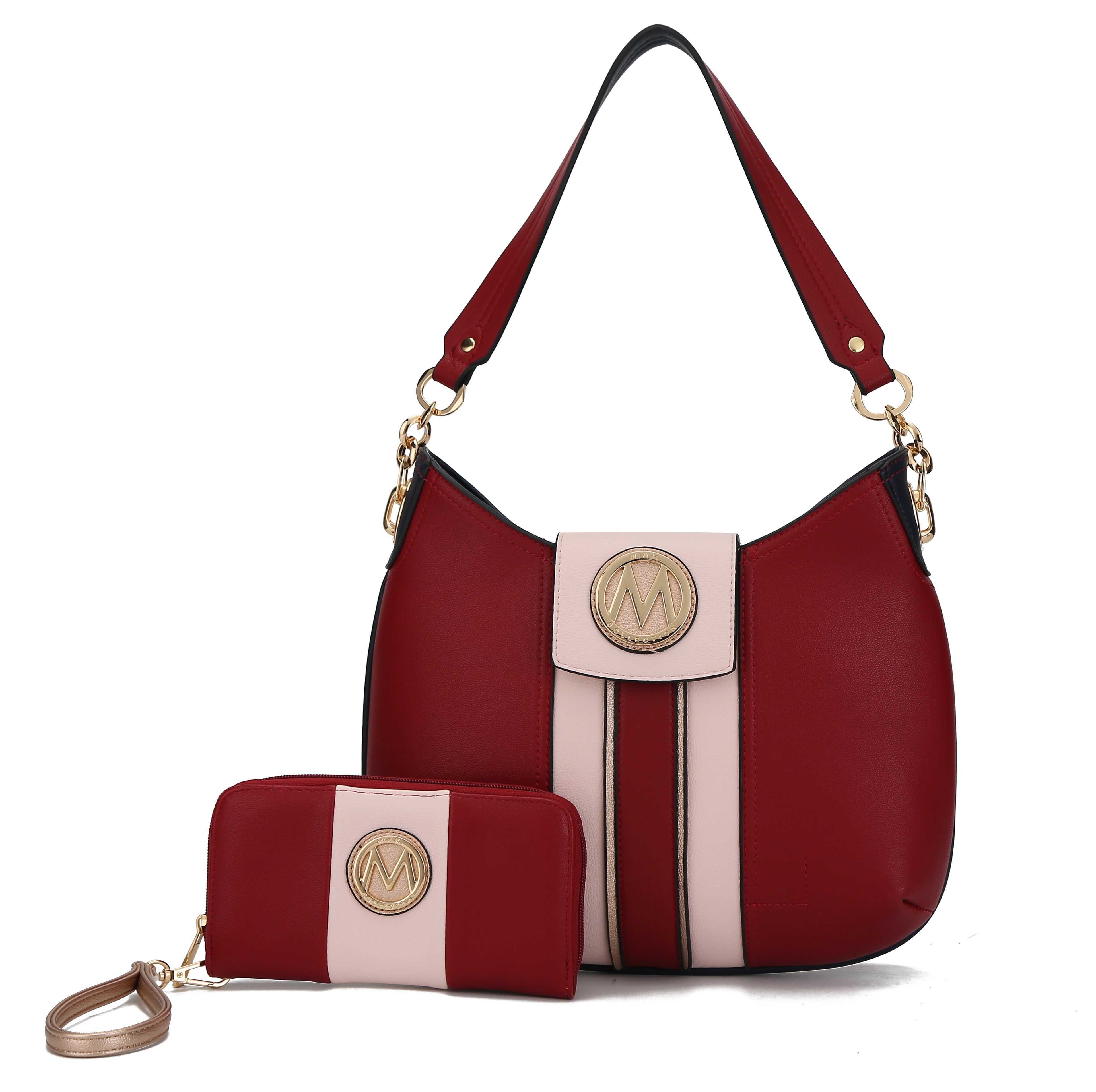 MKF Collection by Mia K. Women's Torri Hobo Bag and Set for Women Vegan Leather One size by MKF Collection by Mia K.