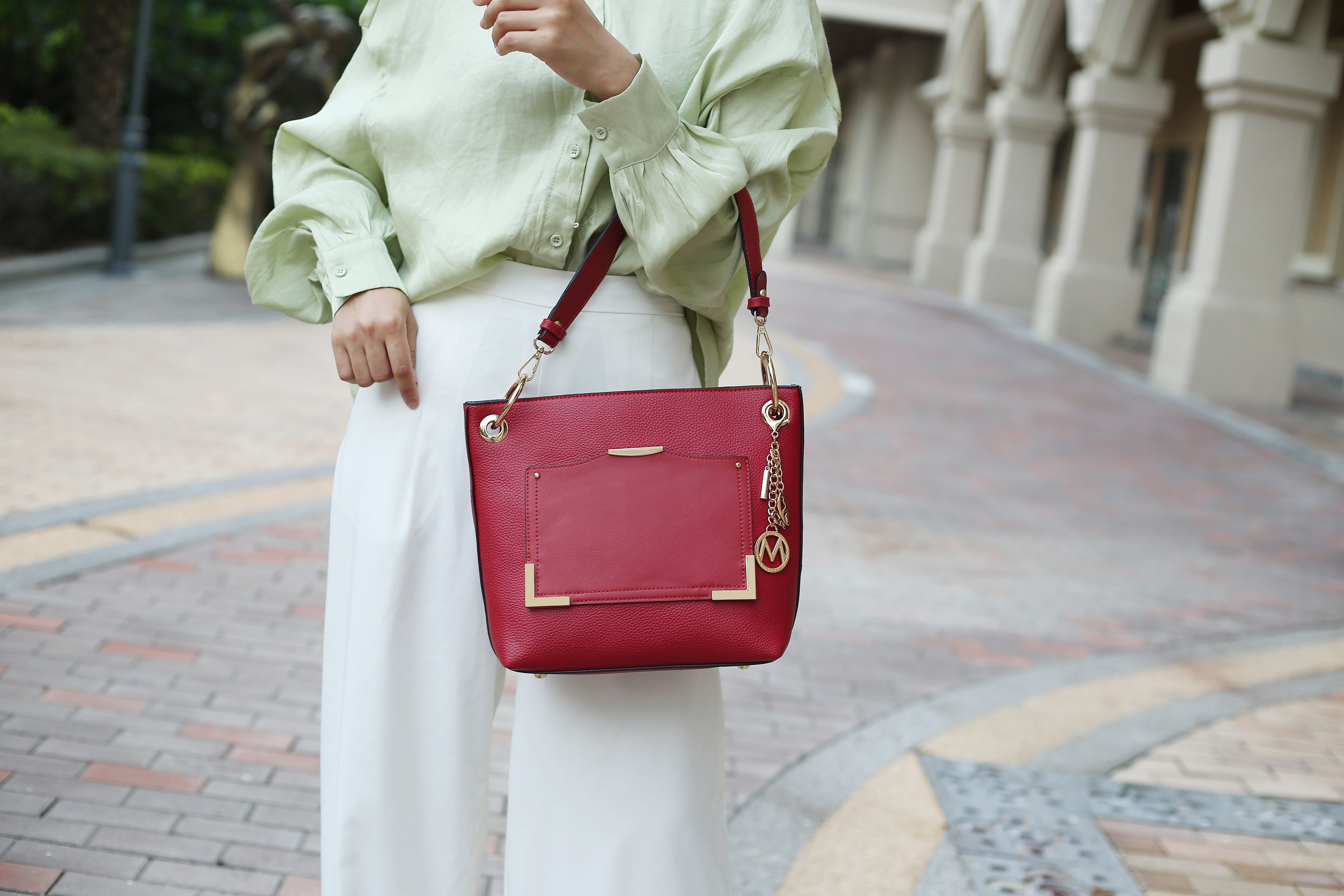 MKF Collection by Mia K. Grace Women's Shoulder Bag & Wristlet Wallet Purse Set by MKF Collection by Mia K.