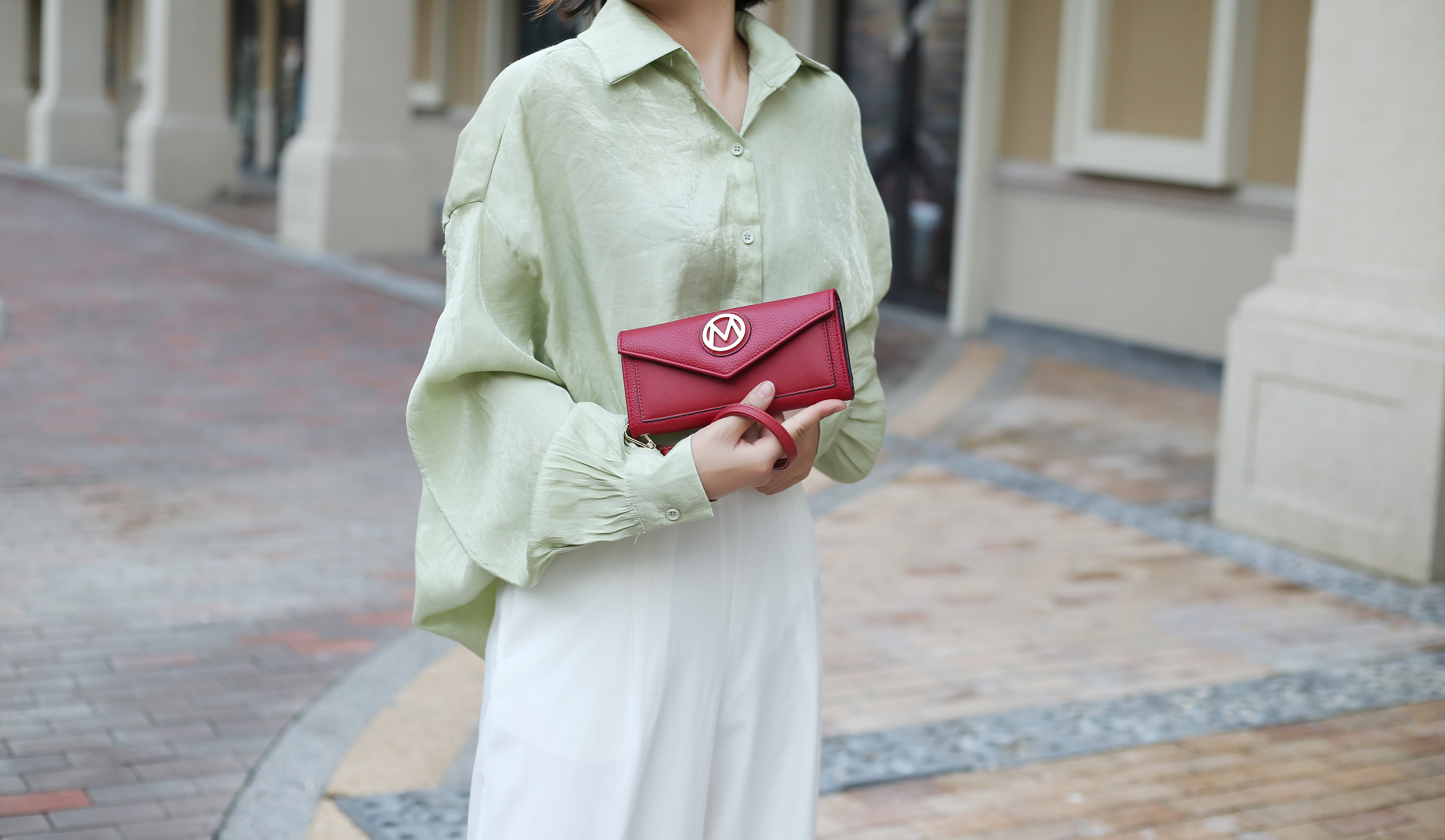 MKF Collection by Mia K. Grace Women's Shoulder Bag & Wristlet Wallet Purse Set by MKF Collection by Mia K.