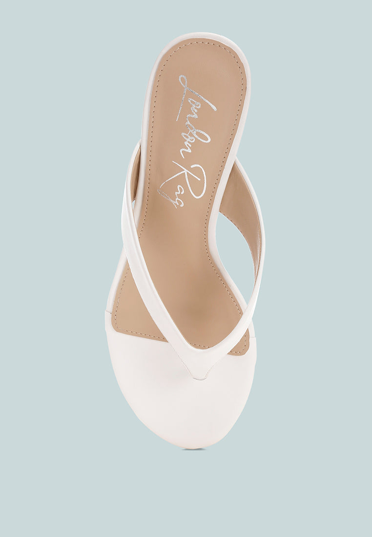 Zabila Transparent Wedge Heel Sandals