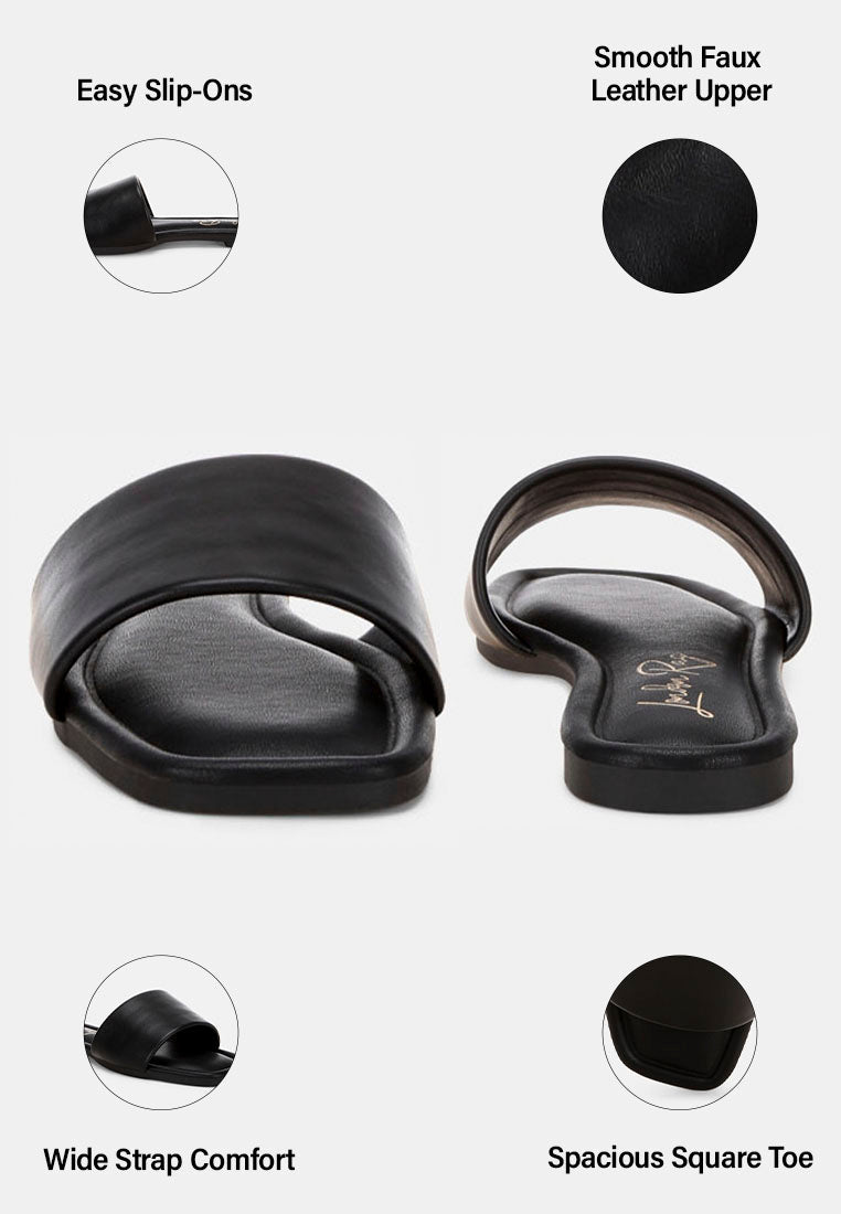 Zaltana Open Square Toe Flats