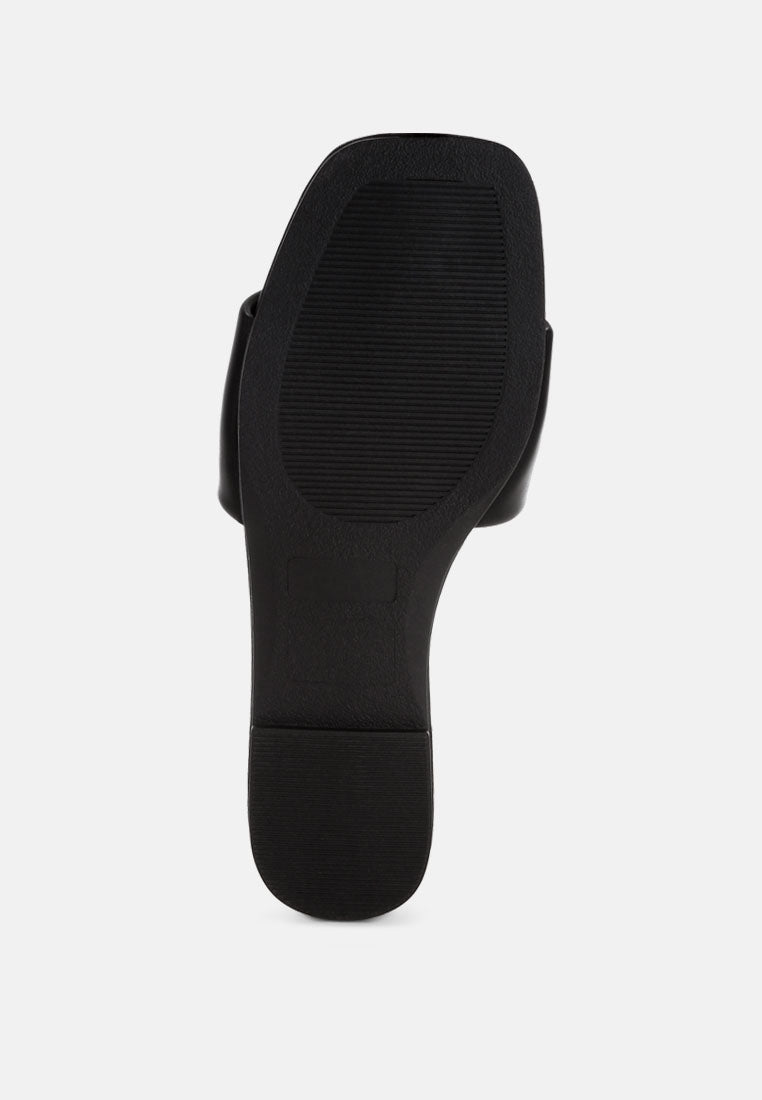 Zaltana Open Square Toe Flats