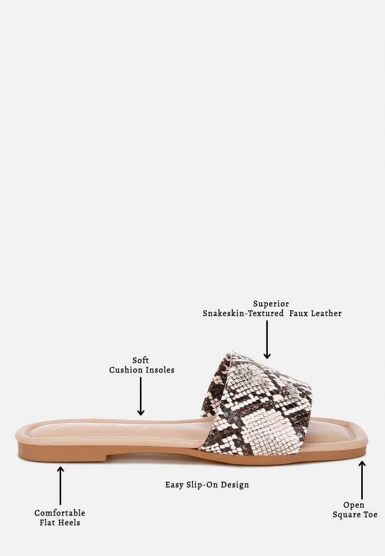 Zaltana Open Square Toe Flats
