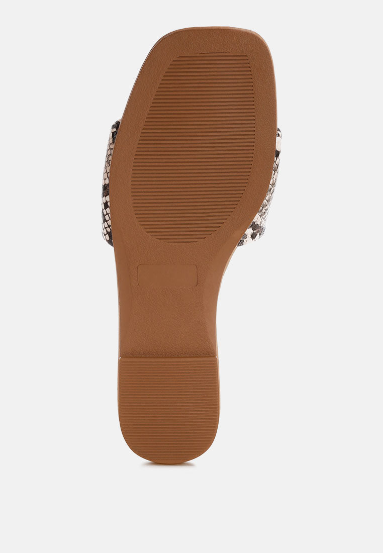 Zaltana Open Square Toe Flats