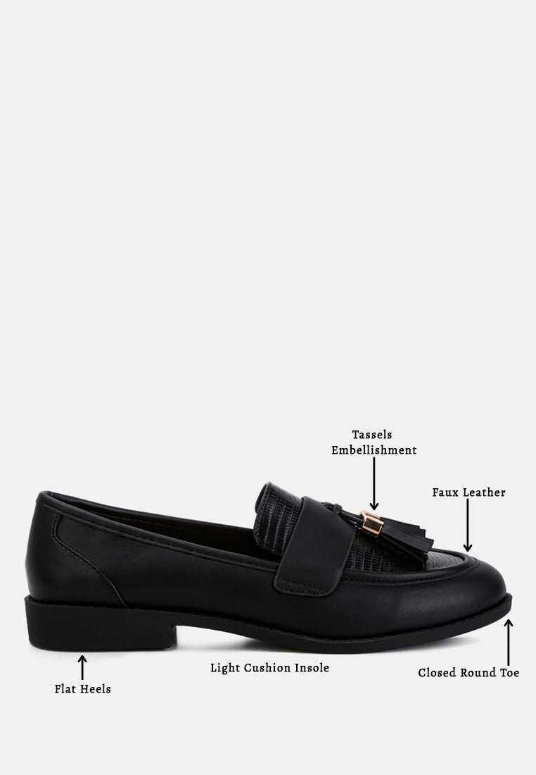 Tassels Detail Loafers by RAG