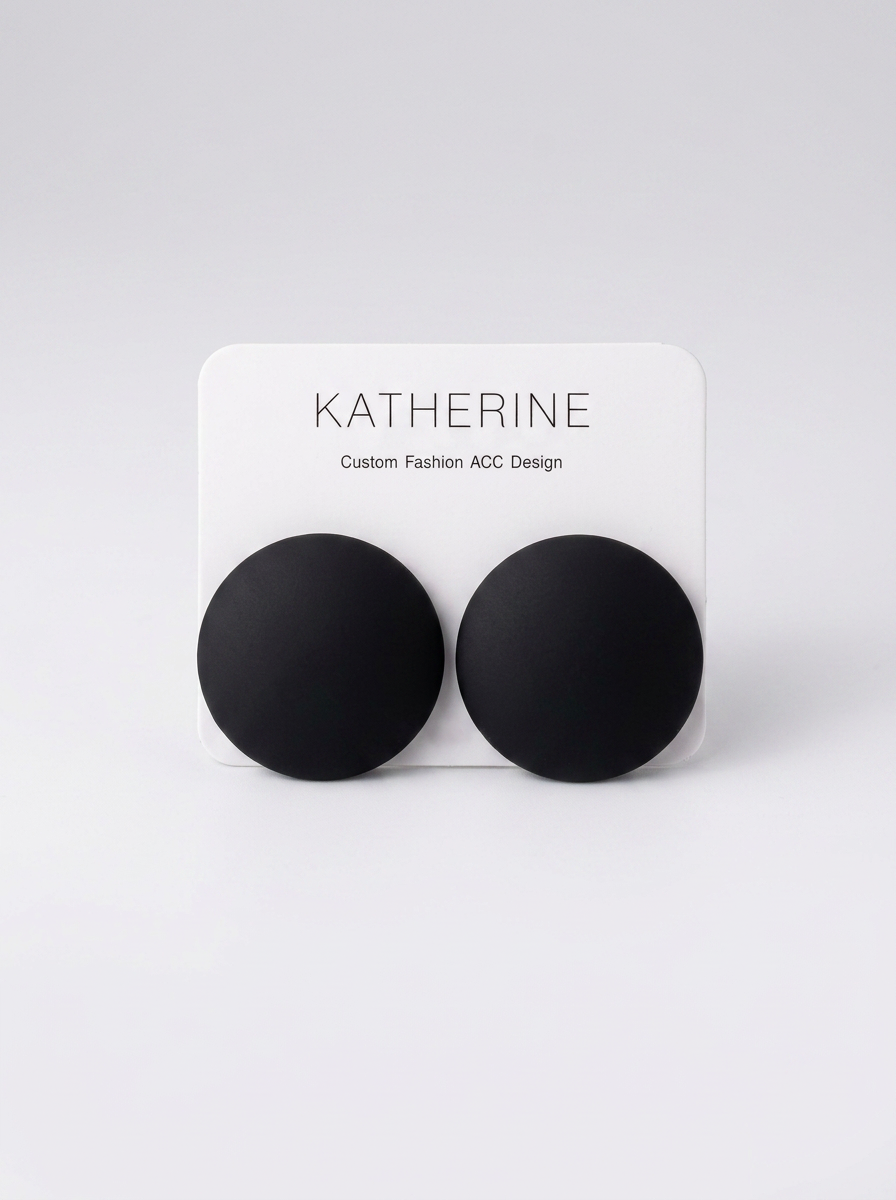 The Big Dot Studs - Black alt