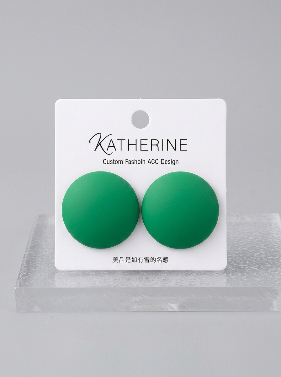The Big Dot Studs - Green