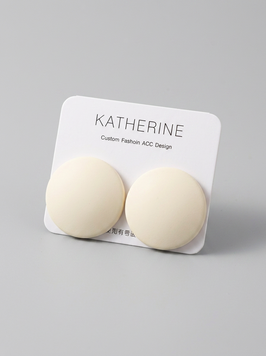 The Big Dot Studs - White