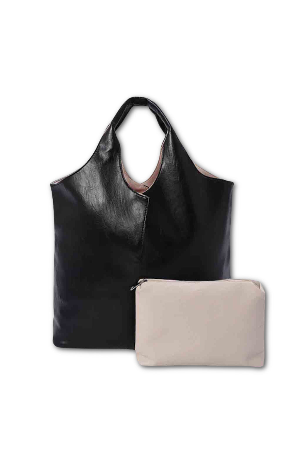 Reversible with Pouch Vegan Leather Bag by Embellish Your Life