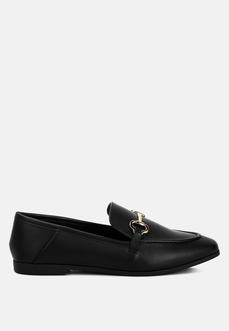 Horsebit Embellished Loafers by RAG