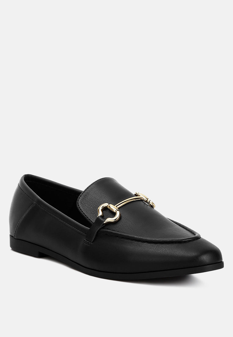 Horsebit Embellished Loafers by RAG