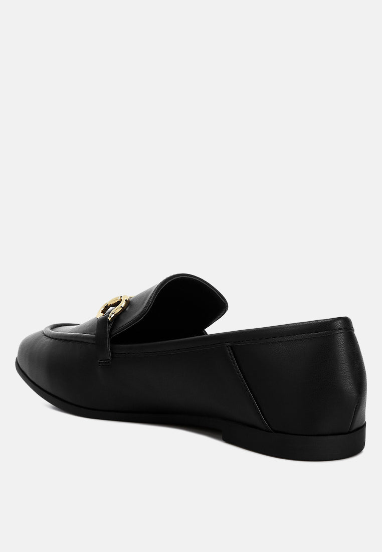 Horsebit Embellished Loafers by RAG