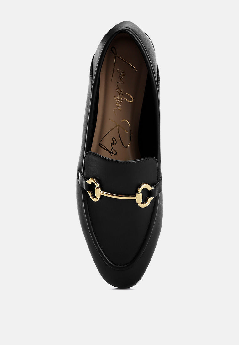 Horsebit Embellished Loafers by RAG