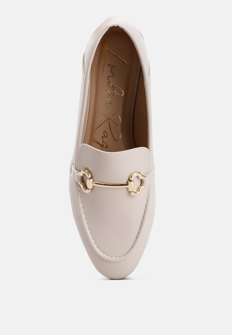 Horsebit Embellished Loafers by RAG