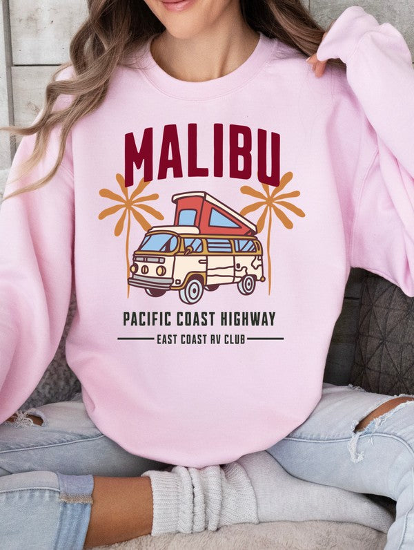 Malibu East Coast RV Club Crew Neck Sweatshirt - front view