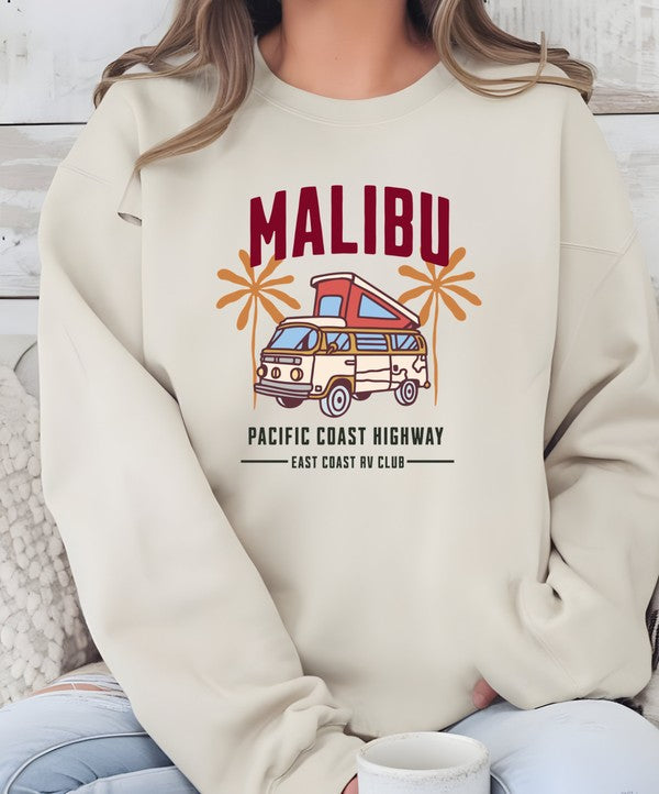 Malibu East Coast RV Club Crew Neck Sweatshirt - back view