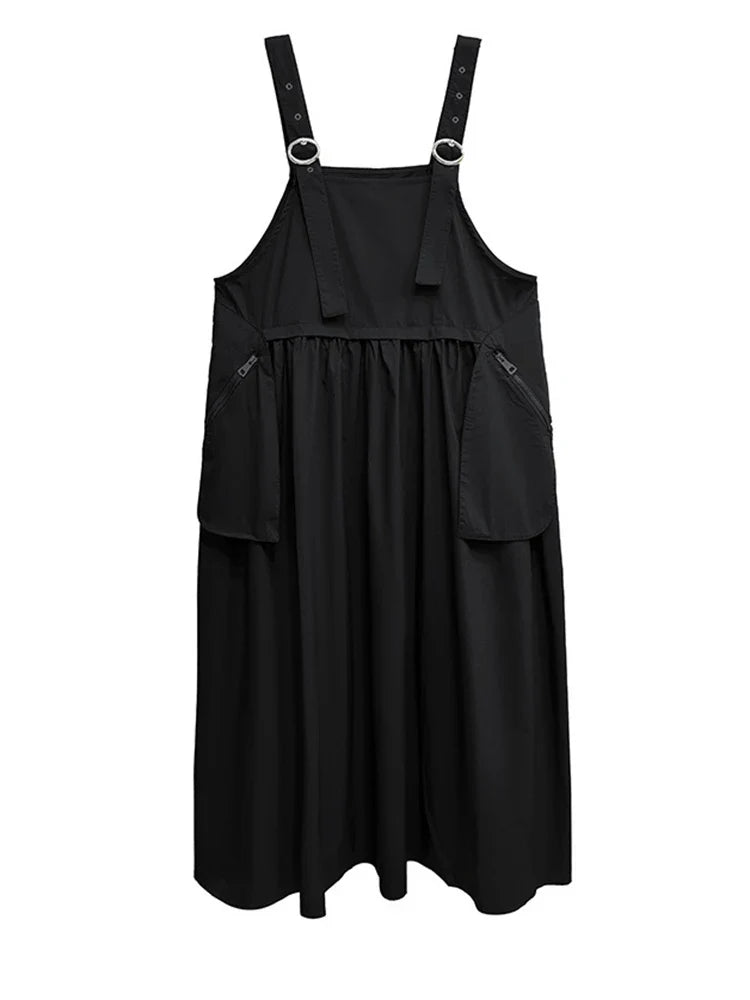 Marigold Shadows Dresses *** Canter Overall Pocket Dress