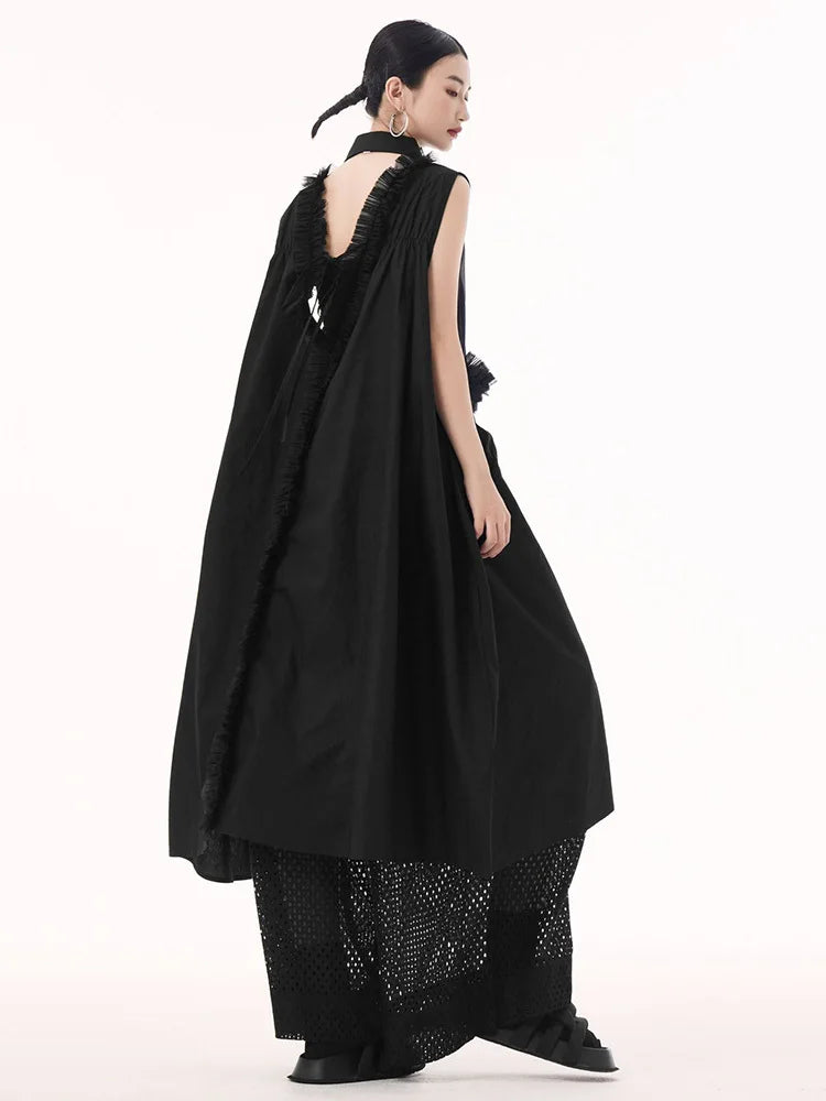 Marigold Shadows Dresses ** Jazzie Tulle Trim Tank Dress