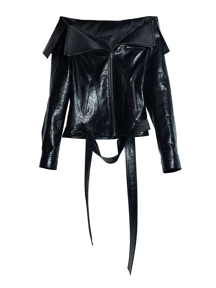 Haska Vegan Leather Jacket by Marigold Shadows