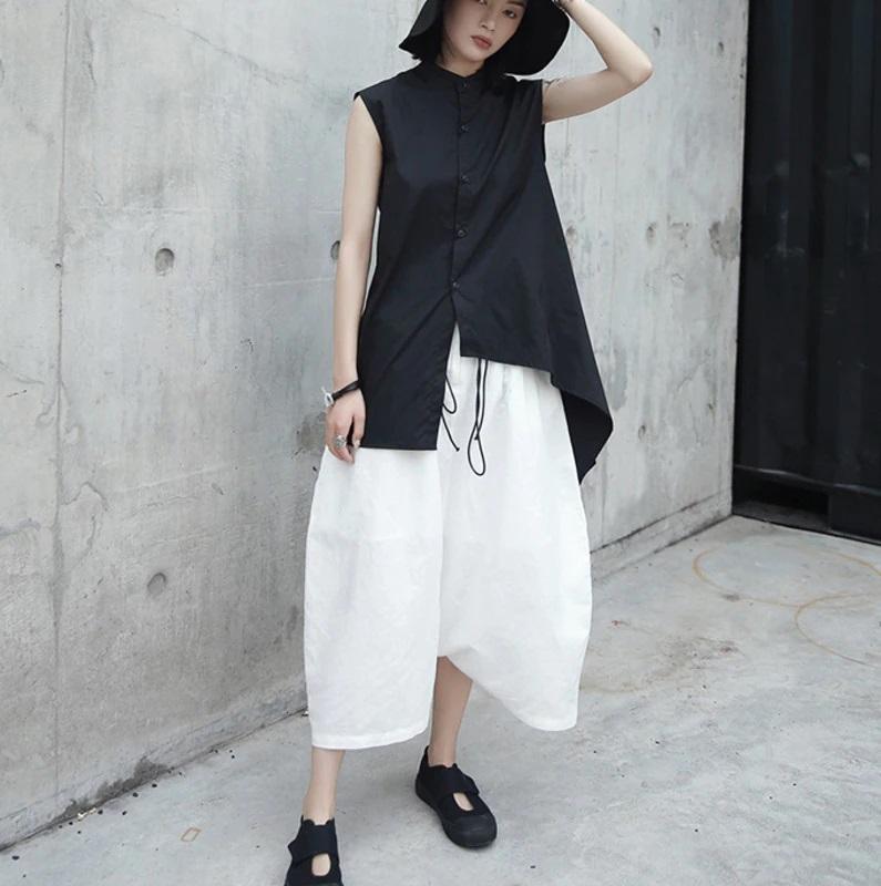 Yuruidesu Linen Ankle Pants by Marigold Shadows