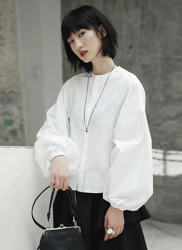 Ai Enkei Loop Sleeve  Shirt by Marigold Shadows