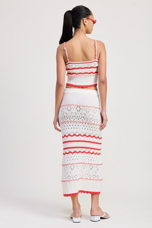 Maxi Crochet Skirt - lifestyle shot