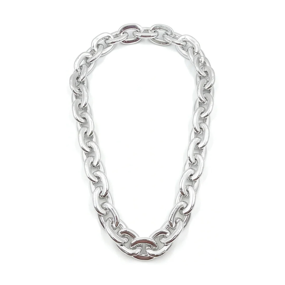 Mega Link Chain in Chrome Silver