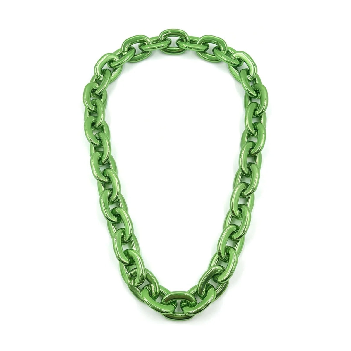 Mega Link Chain in Electric Green