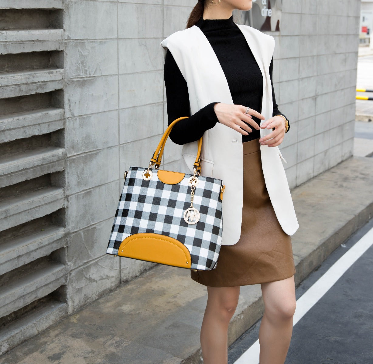 Gabriella Handbag and Wallet Set by MKF Collection by Mia K.