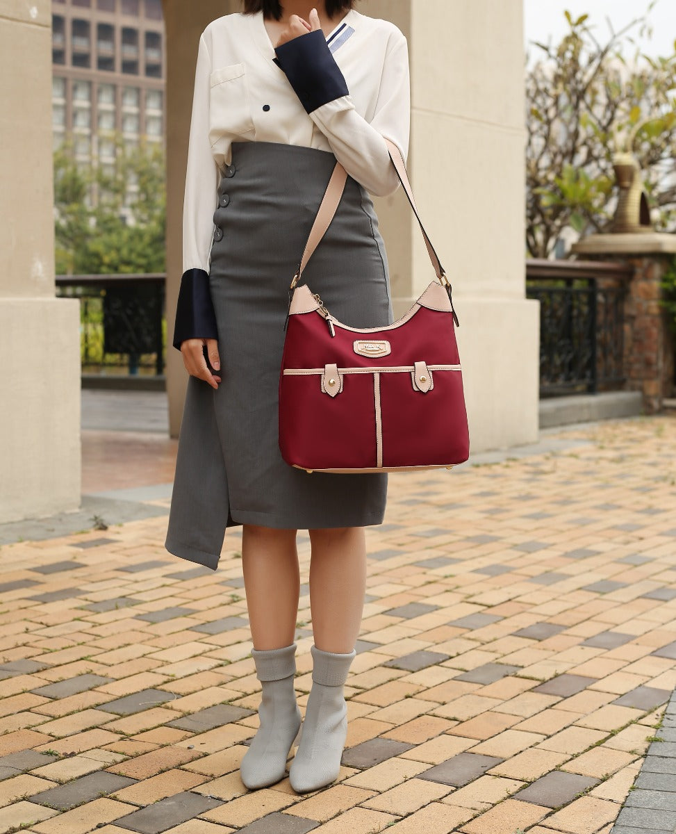 Harper Nylon Shoulder Bag and set by MKF Collection by Mia K.