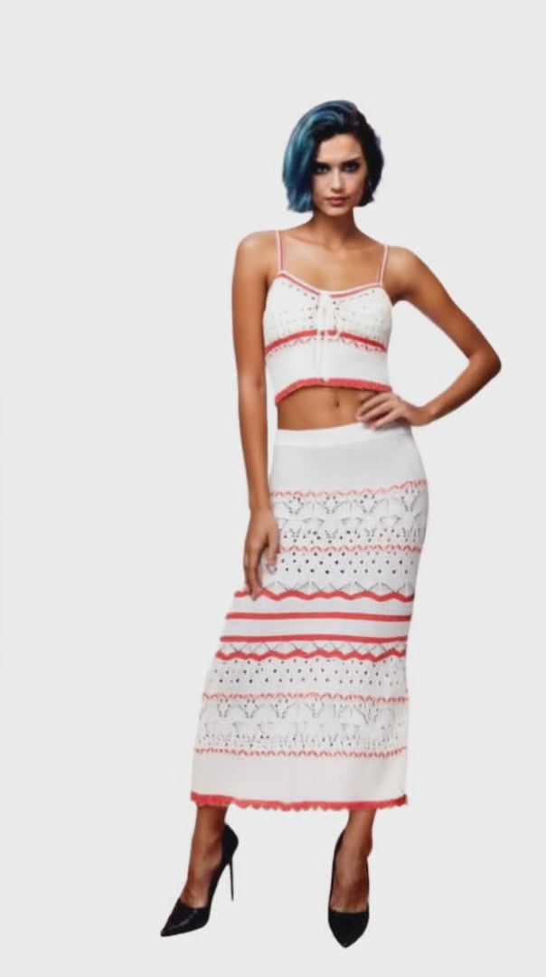 MAXI CROCHET SKIRT