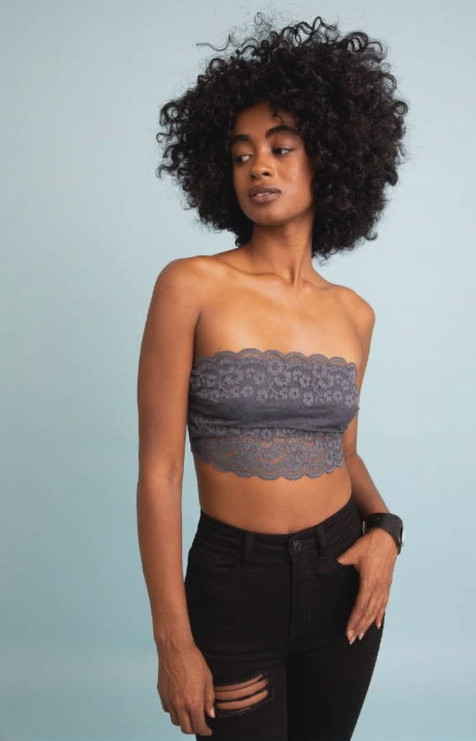 Wide Lace Bandeau
