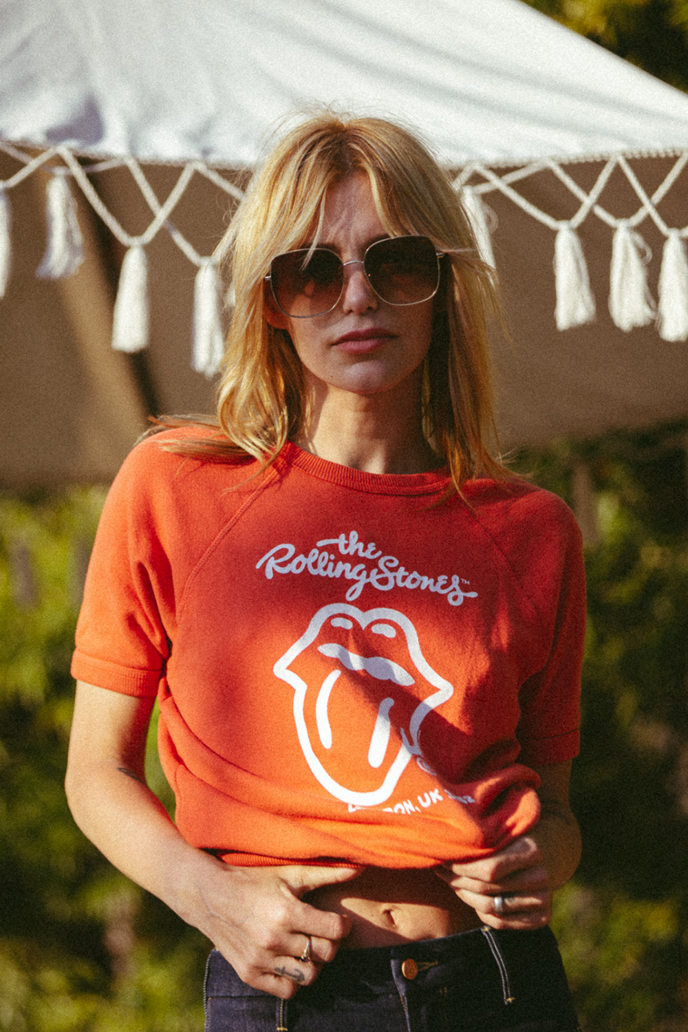 The Rolling Stones London Raglan Tee by People of Leisure