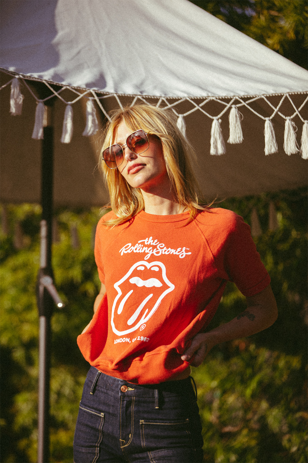 The Rolling Stones London Raglan Tee by People of Leisure