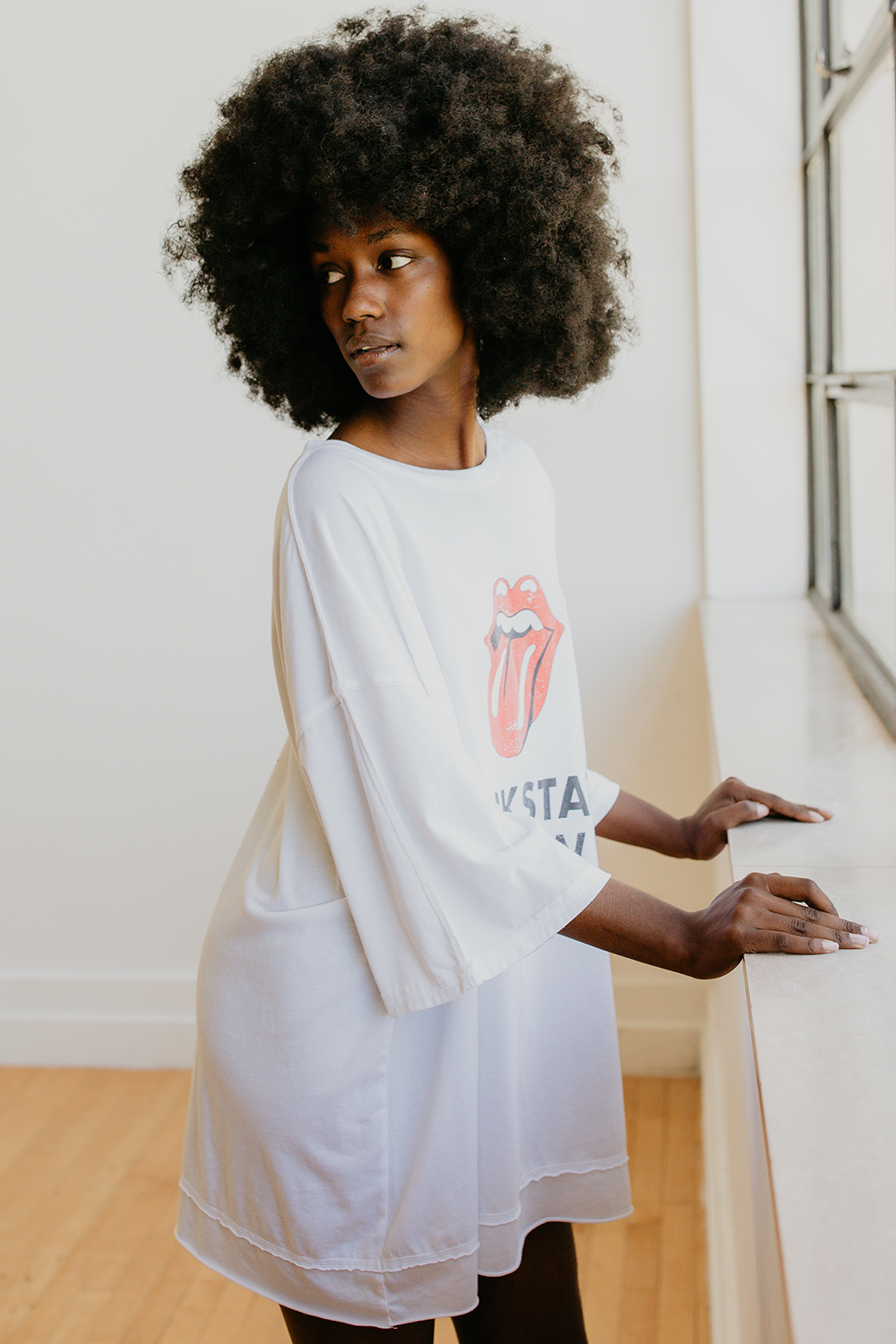 Rolling Stones Backstage Crew Oversized Tee by People of Leisure