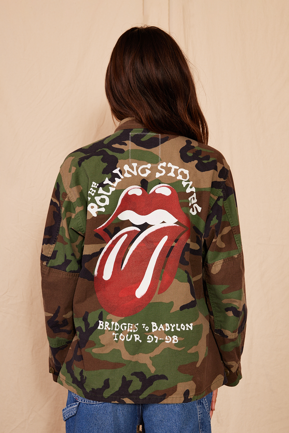 Rolling Stones Authentic Vintage Camo Army Jacket by People of Leisure