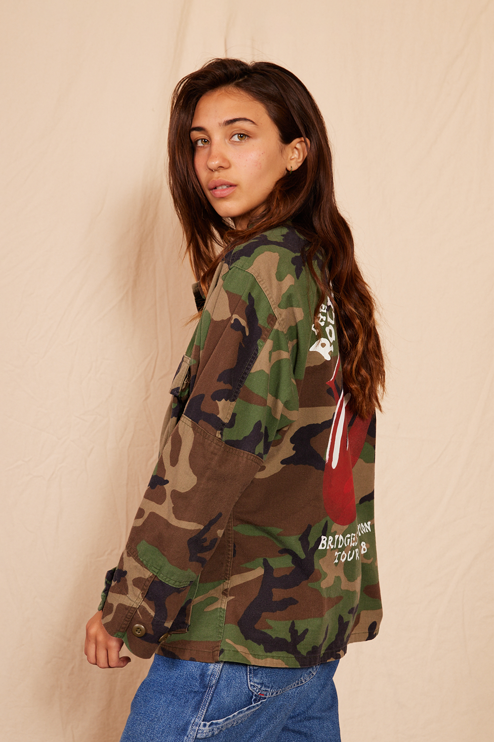 Rolling Stones Authentic Vintage Camo Army Jacket by People of Leisure