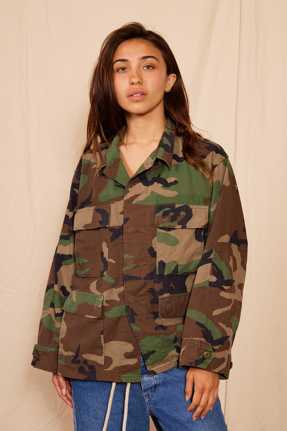 Rolling Stones Authentic Vintage Camo Army Jacket by People of Leisure