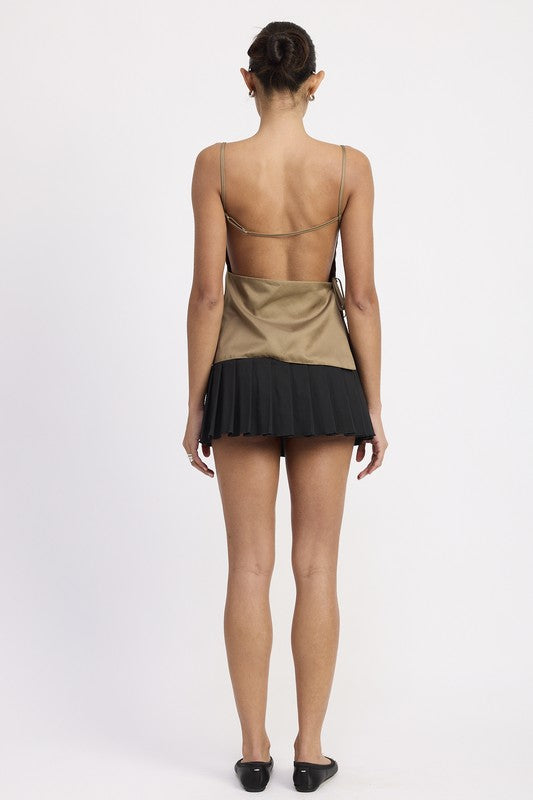 Spaghetti Strap Top with Open Back - lifestyle shot
