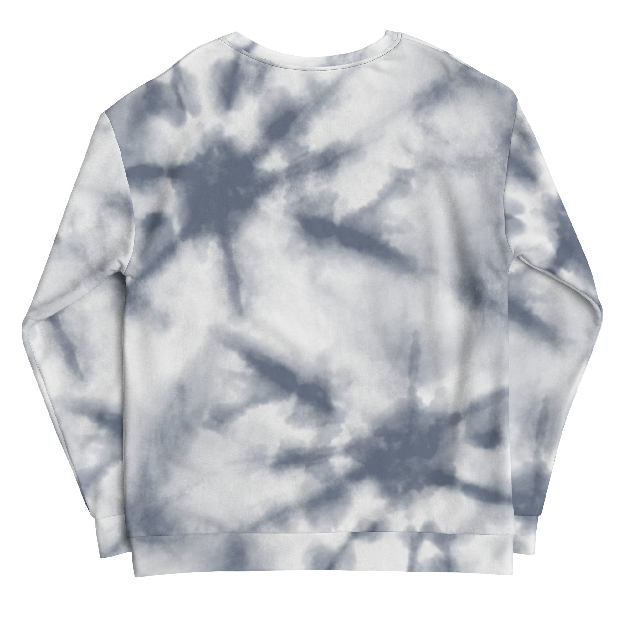 Grey Tie-Dye Vibe Tropical Sweatshirt - Sustainable Sweatshirt from Tropical Seas Clothing 