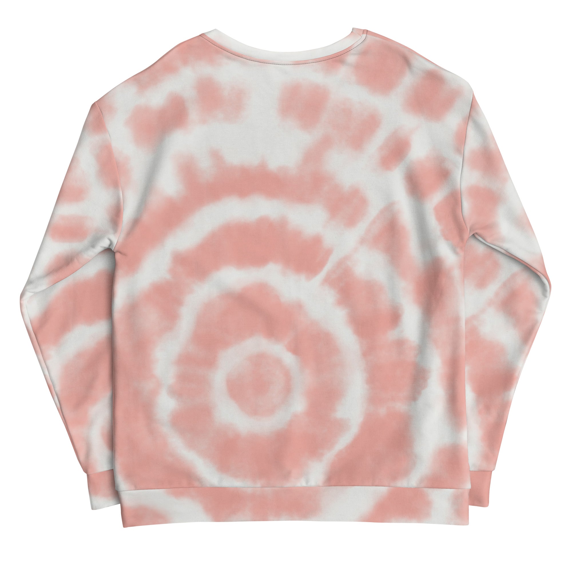 Peach Tie-Dye Vibe Tropical Sweatshirt - Sustainable Sweatshirt from Tropical Seas Clothing 