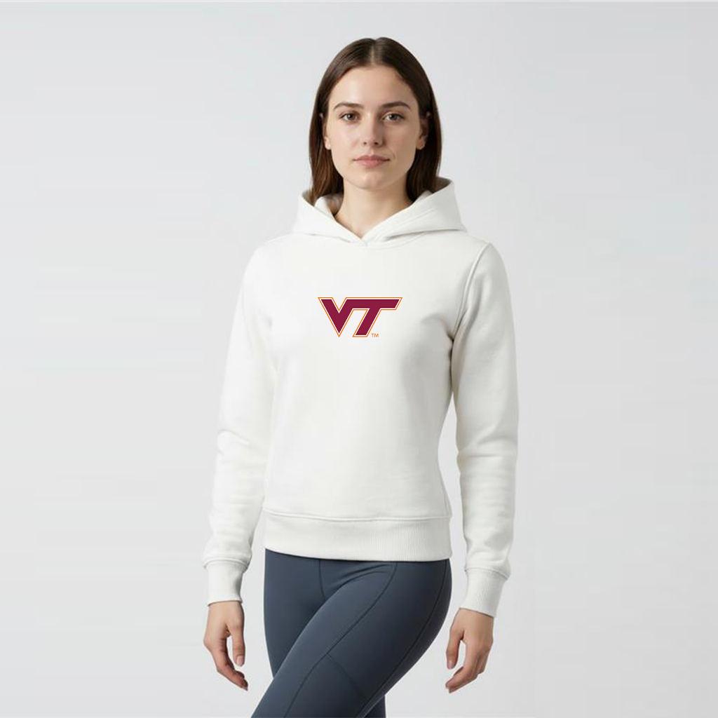 Relaxed Fit Waffle Hoodie Virginia Tech by Kadi